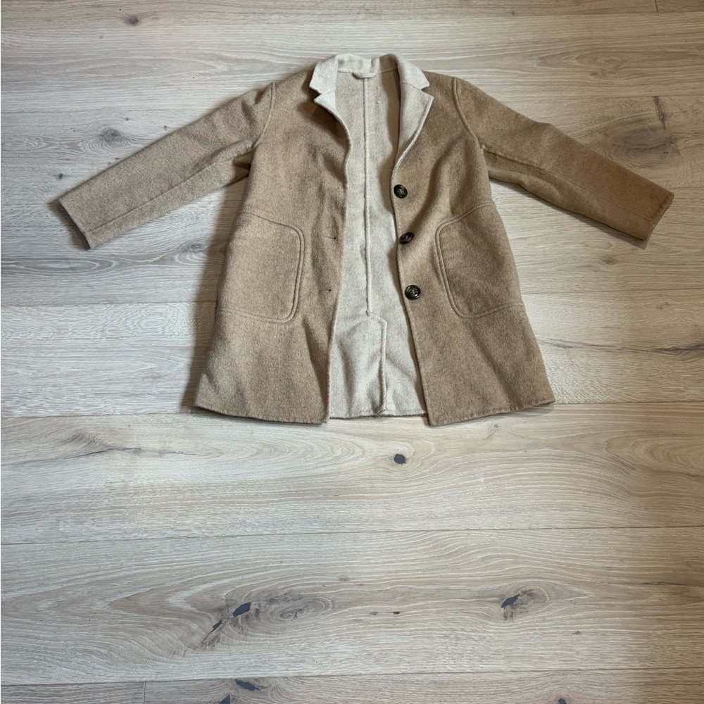 Zara Tan Wool Coat
